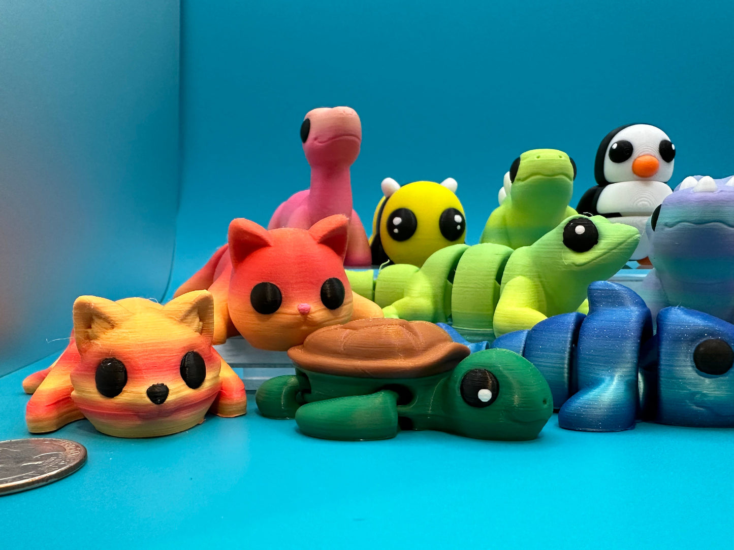 3D Printed Cute Baby Flexi Animal