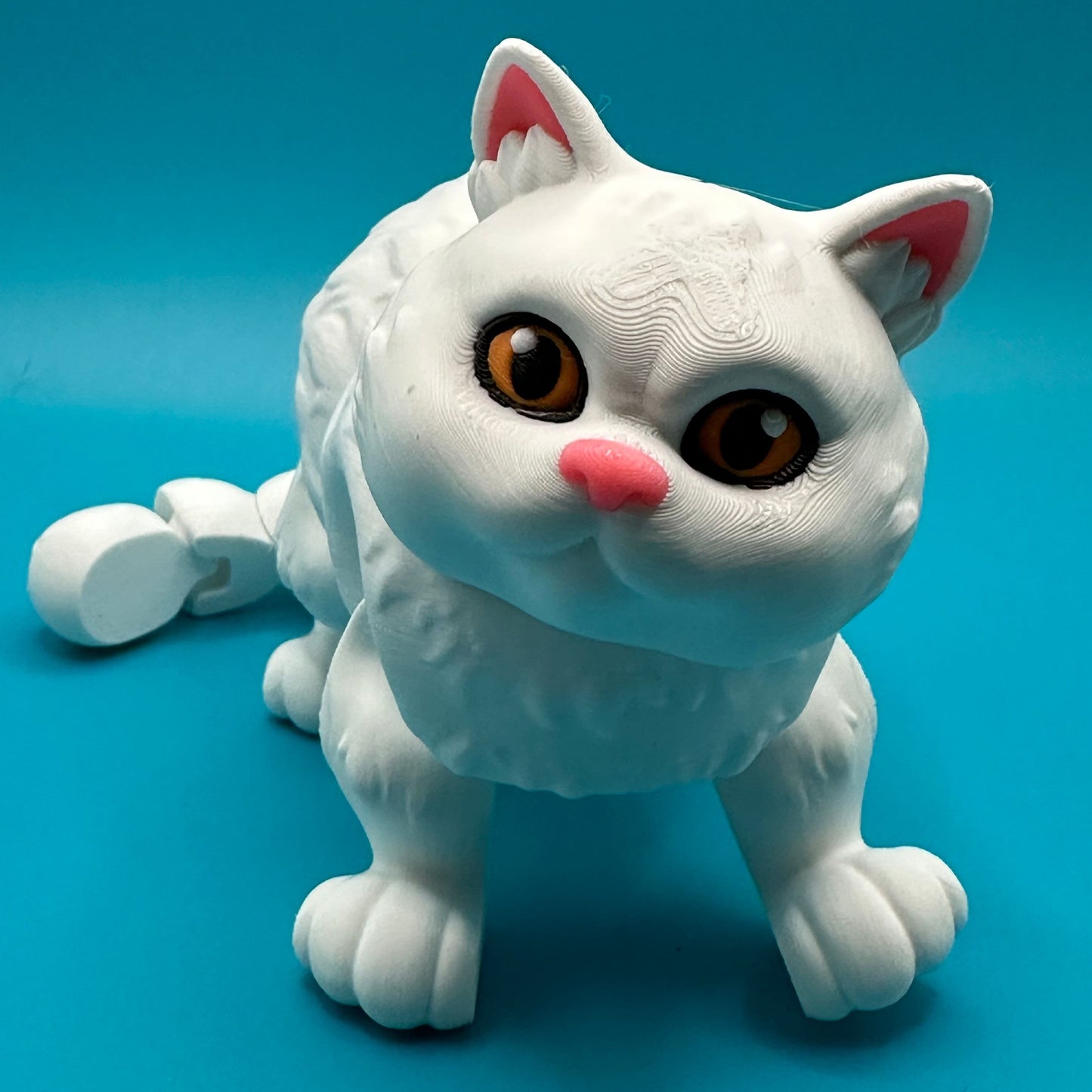 Articulated 3D Printed British Shorthair Cat | Printverse