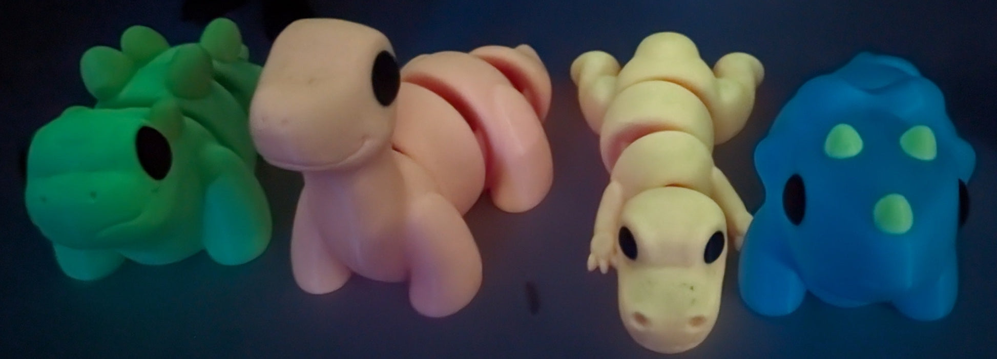 Glow colors when glowing