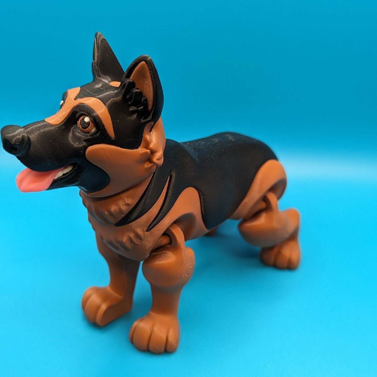 Articulating German Shepherd 3D Printed Toy