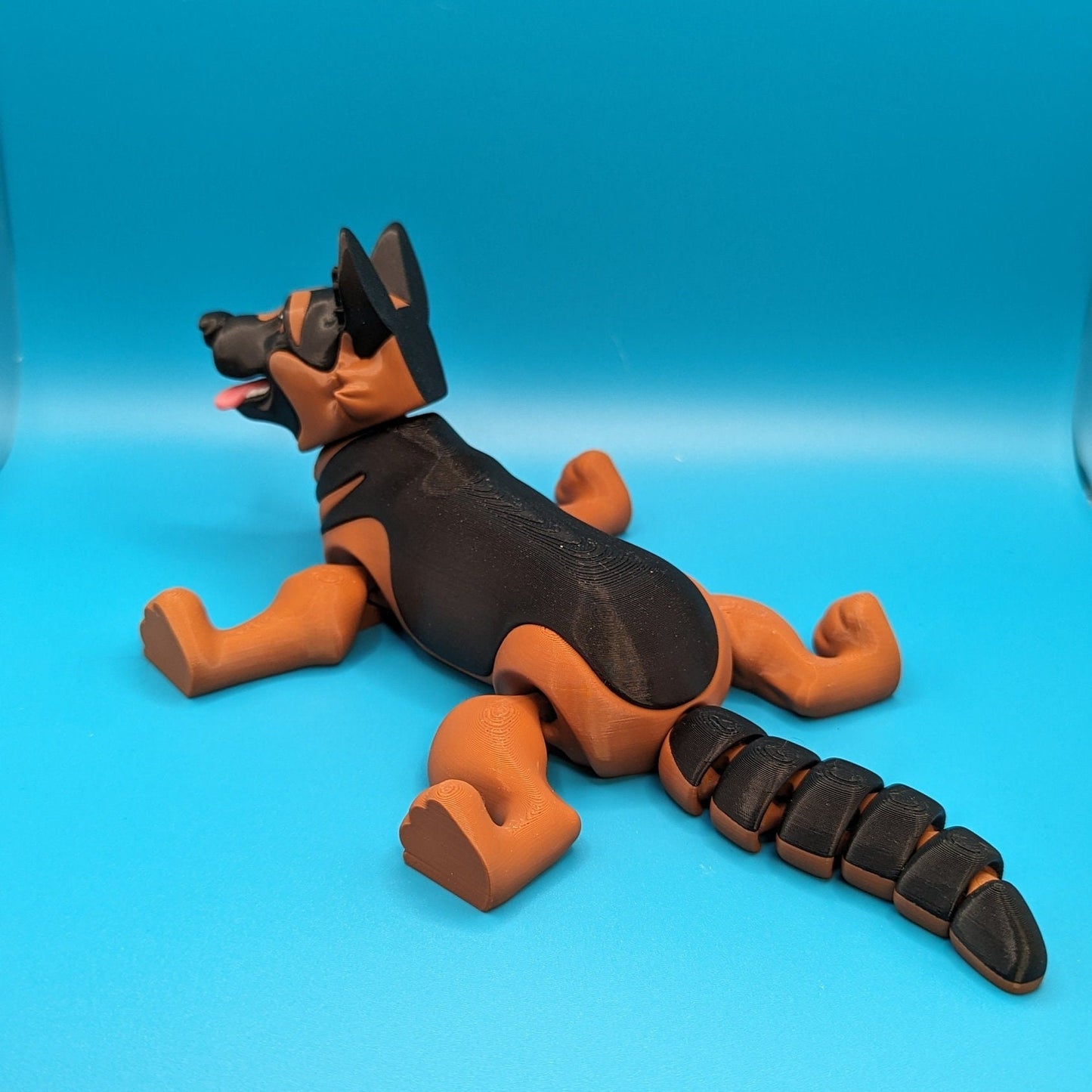 Articulating German Shepherd 3D Printed Toy