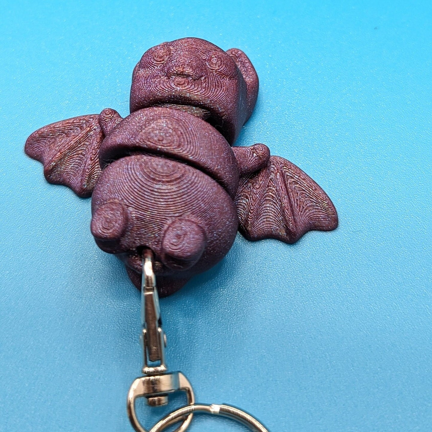 Flexi 3D Printed Bat Keychain