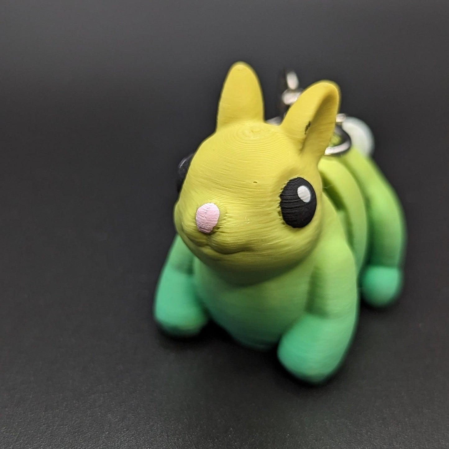Flexi 3D Printed Baby Bunny Keychain
