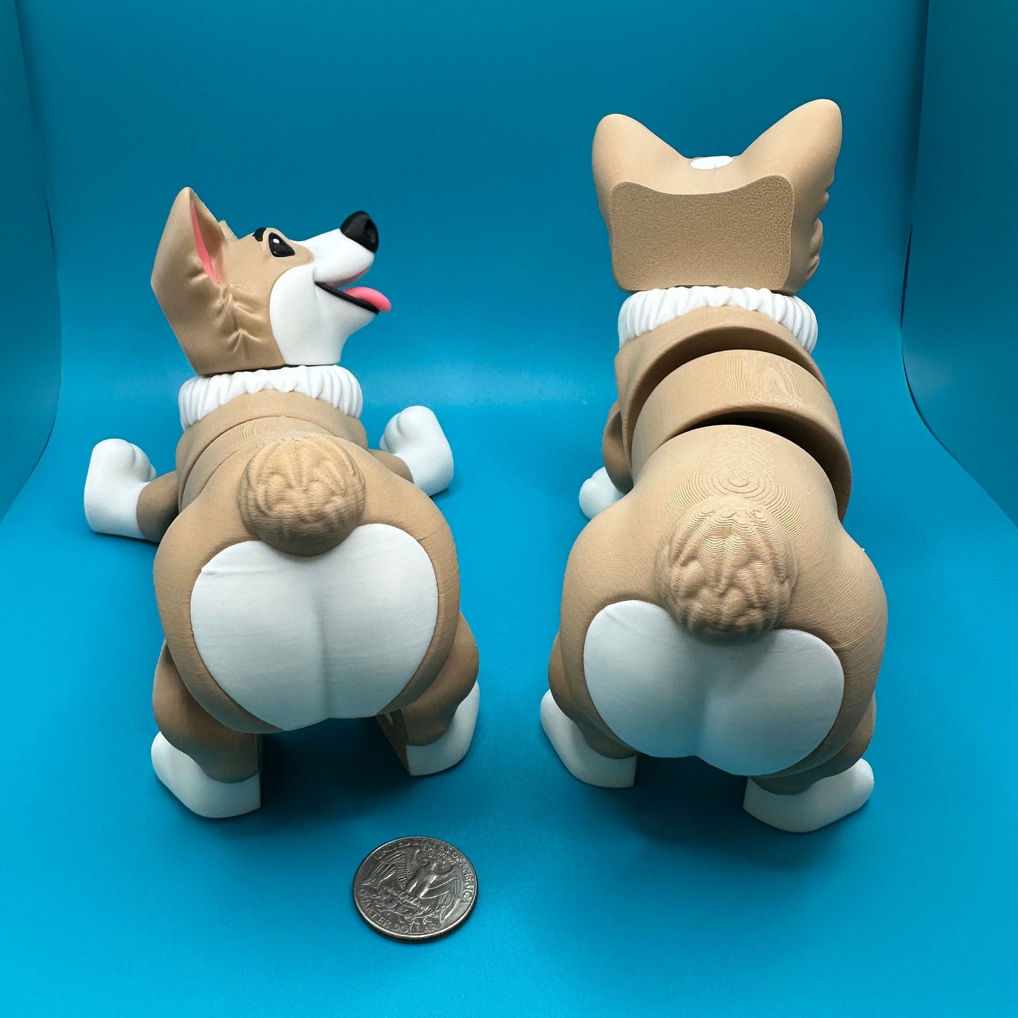 Articulated 3D Printed Corgi