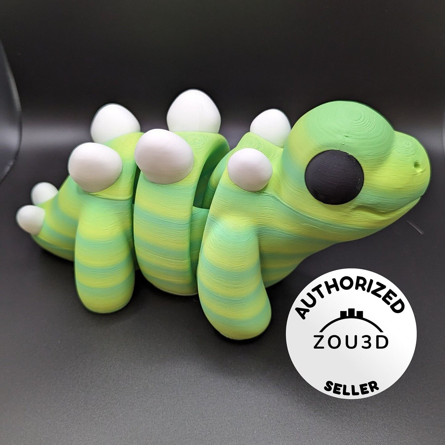 Large-Scale Flexible Baby Stegosaurus | Big Dinosaur | Chubby Dino | Zou3d