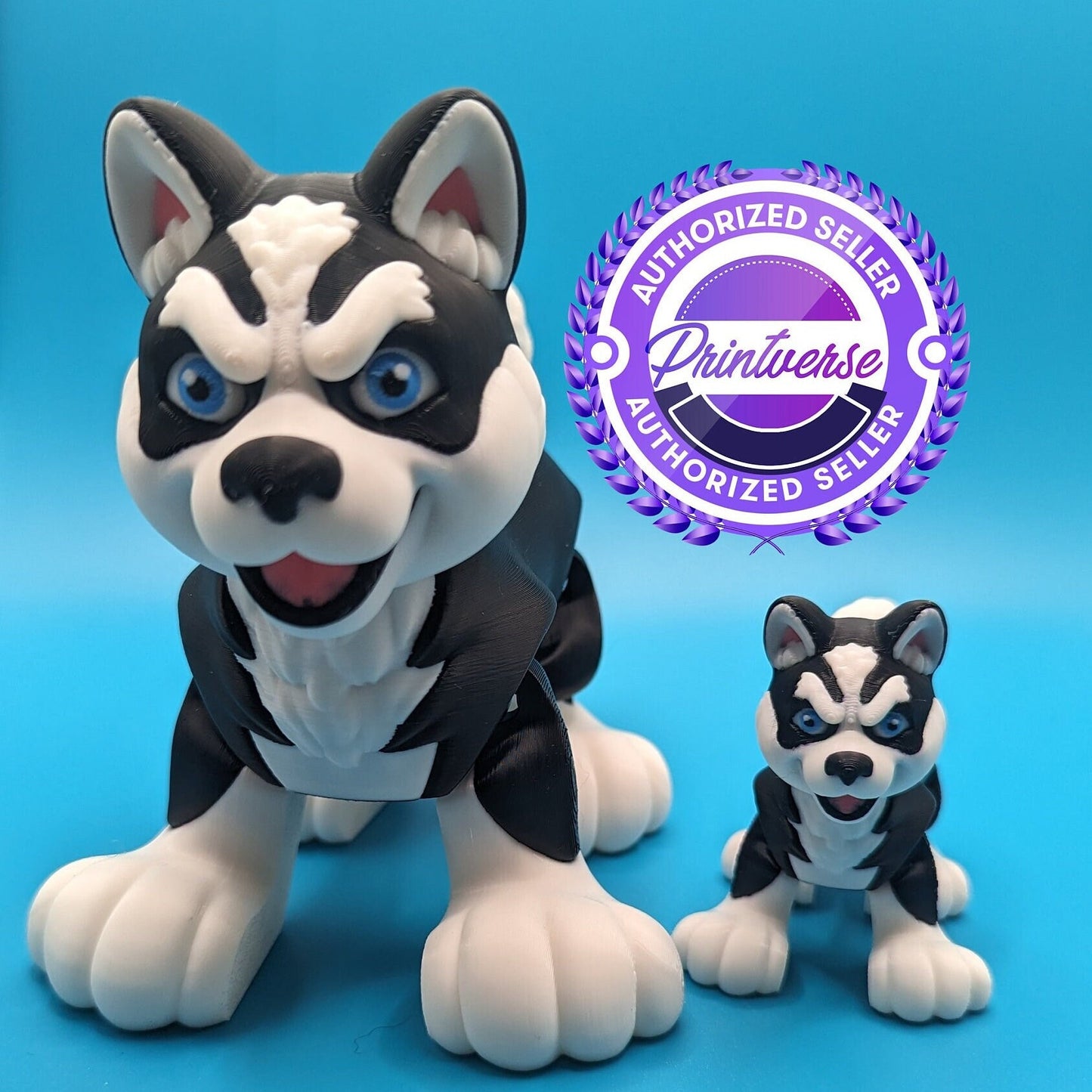 Articulating Husky 3D Printed Toy