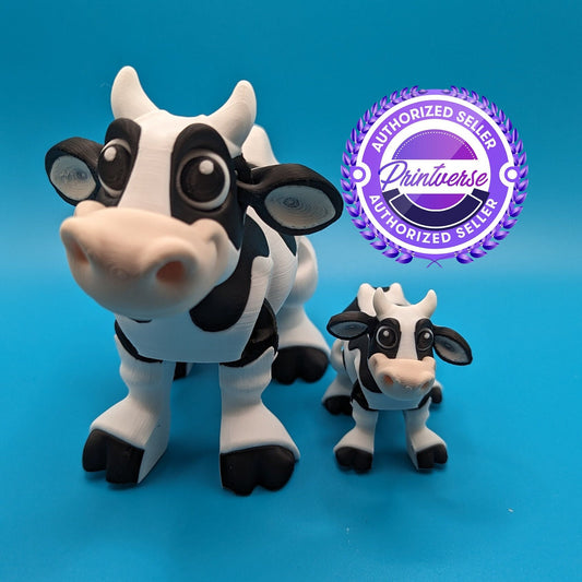 Flexi 3D Printed Cow