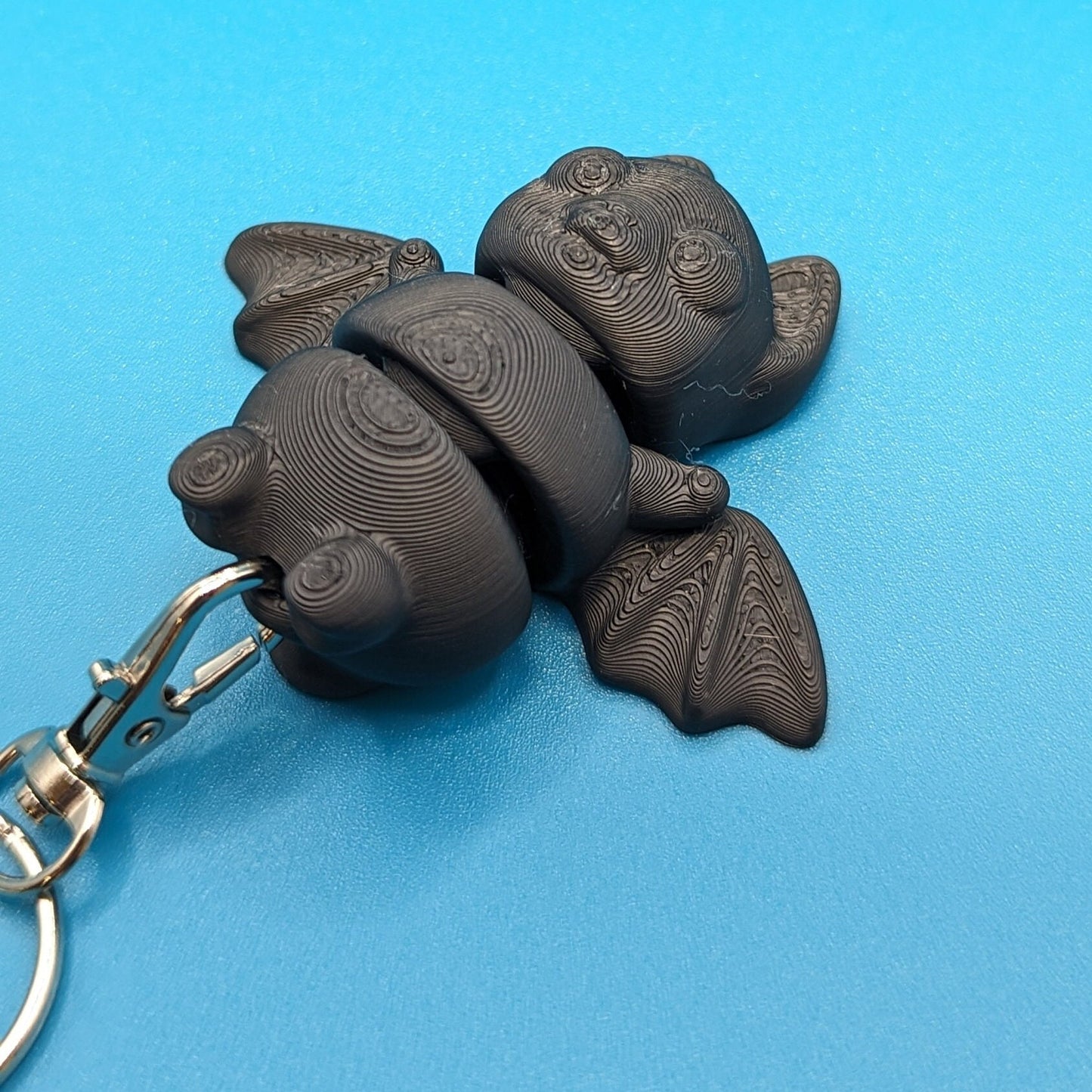 Flexi 3D Printed Bat Keychain