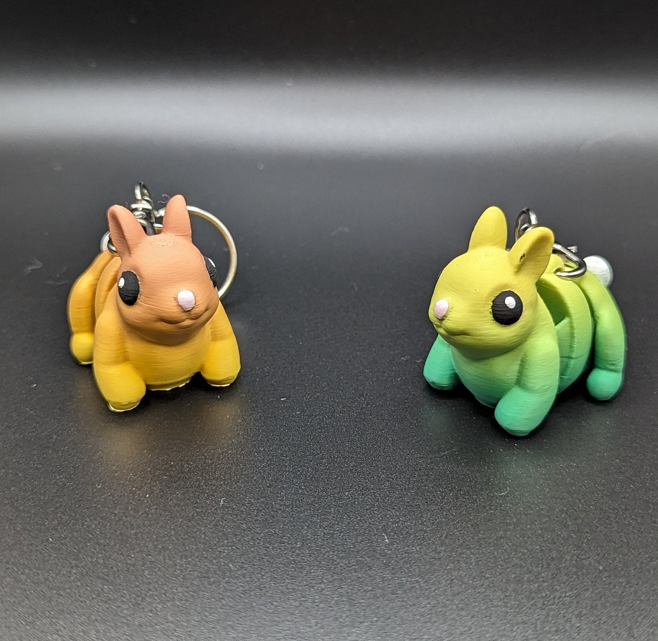 Flexi 3D Printed Baby Bunny Keychain