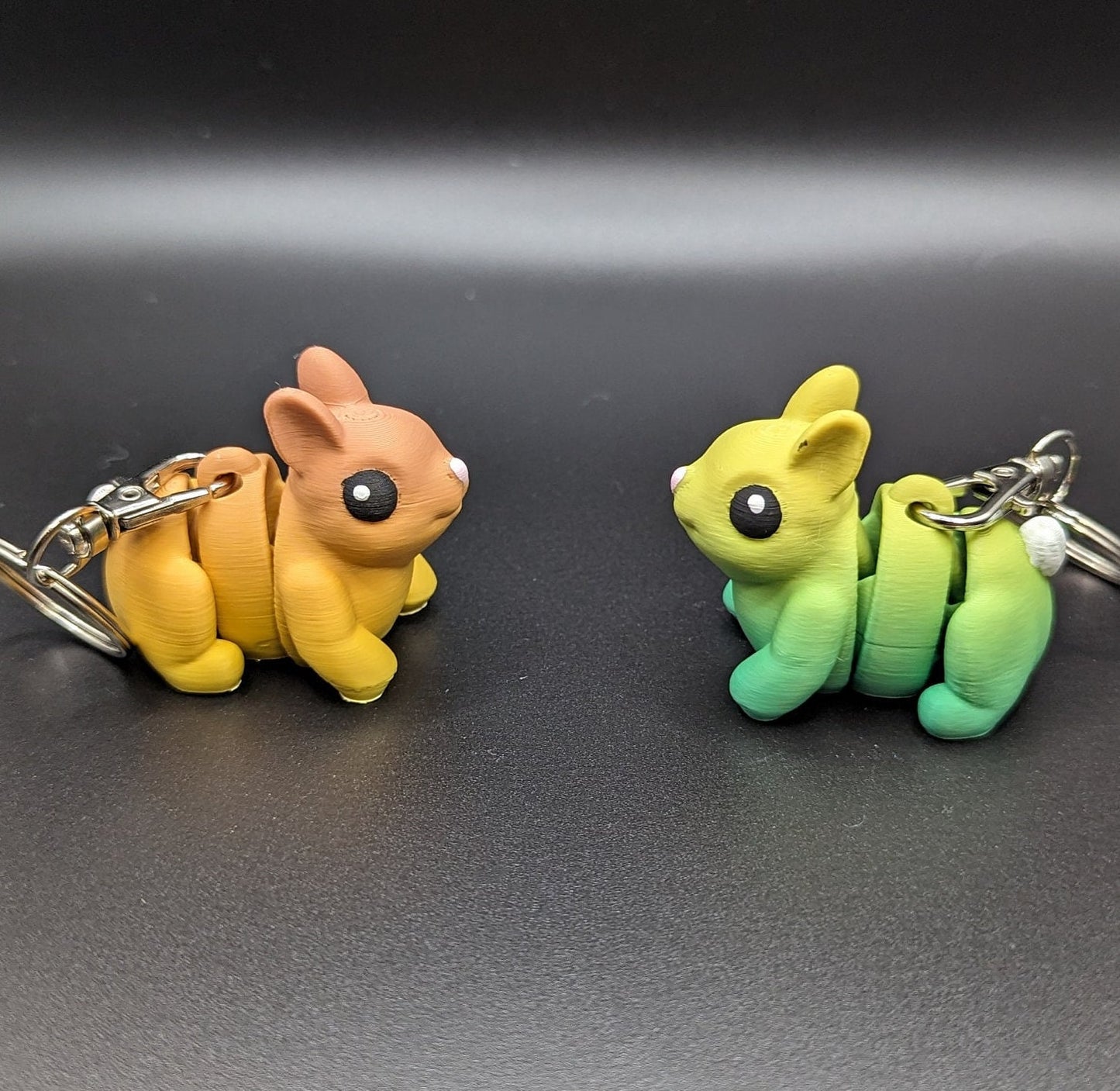 Flexi 3D Printed Baby Bunny Keychain