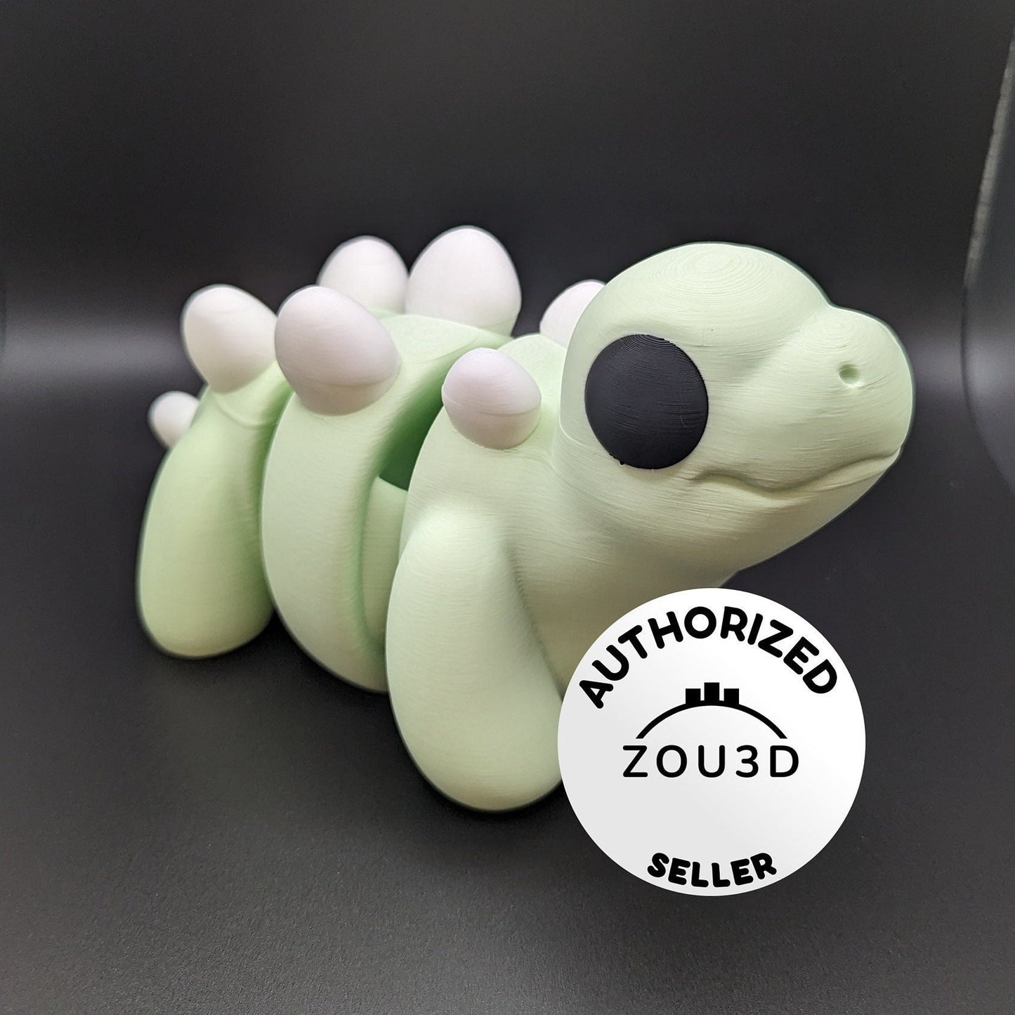 Large-Scale Flexible Baby Stegosaurus | Big Dinosaur | Chubby Dino | Zou3d