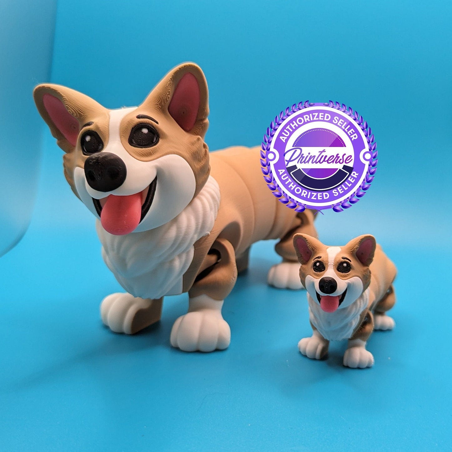 Articulated 3D Printed Corgi