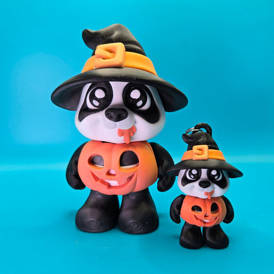 Halloween Pumpkin Panda Fidget Desk Toy