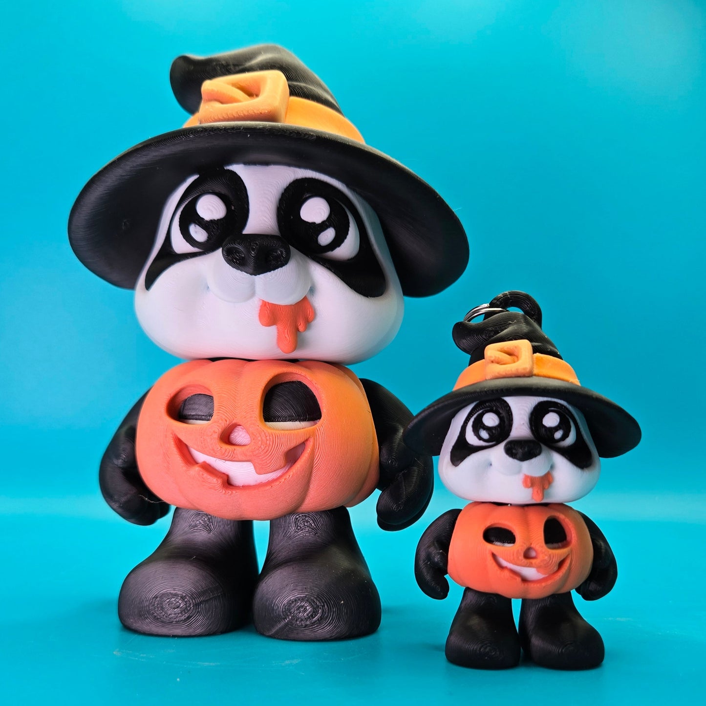 Halloween Pumpkin Panda Fidget Desk Toy