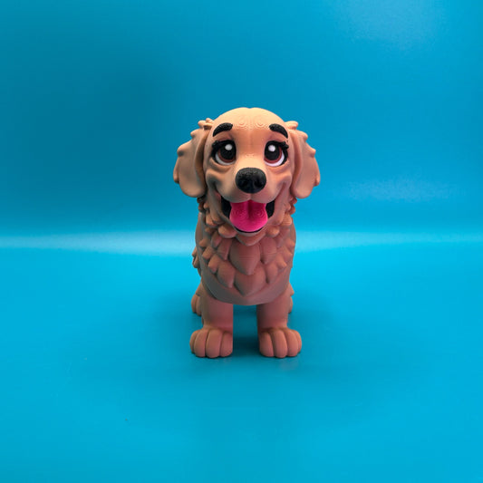 Articulated Golden Retriever Toy