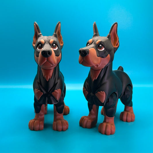Articulated Doberman Toy