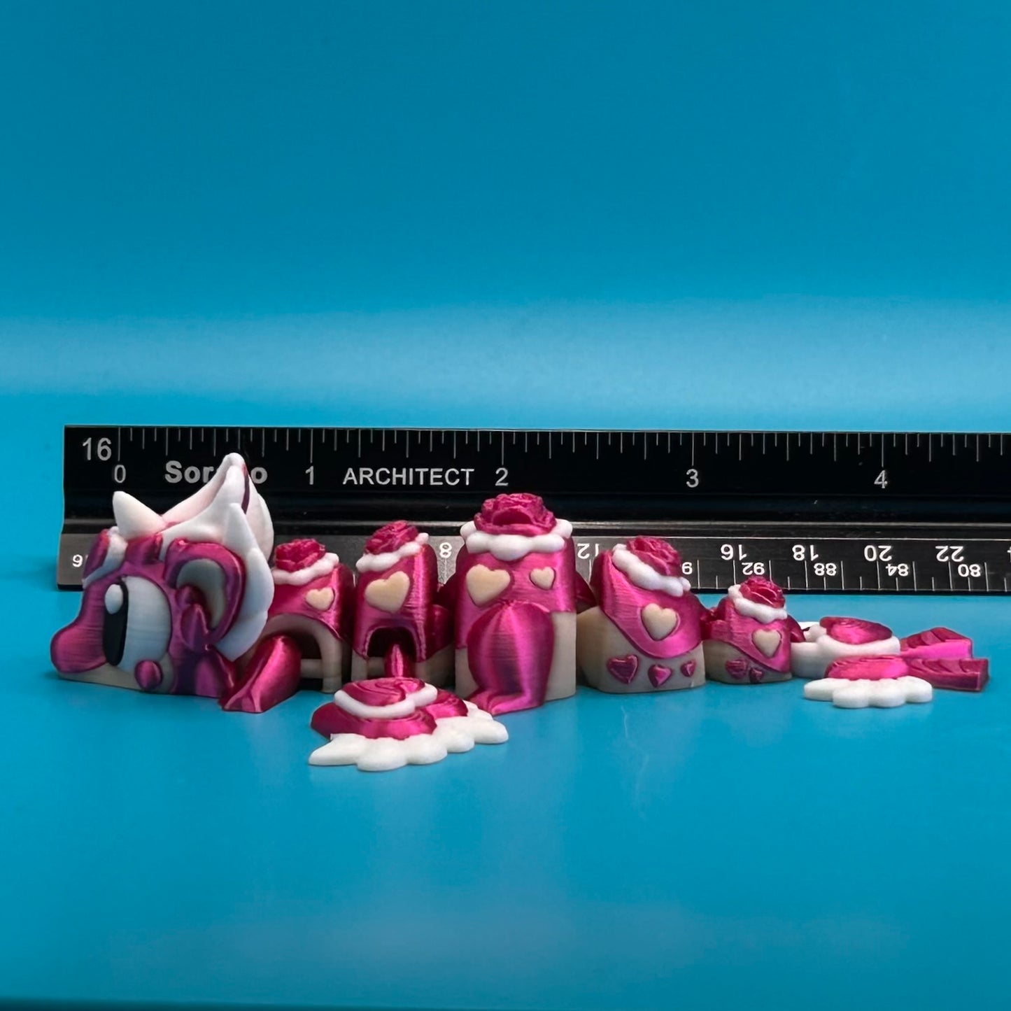 Articulated Heart Dragon Toy