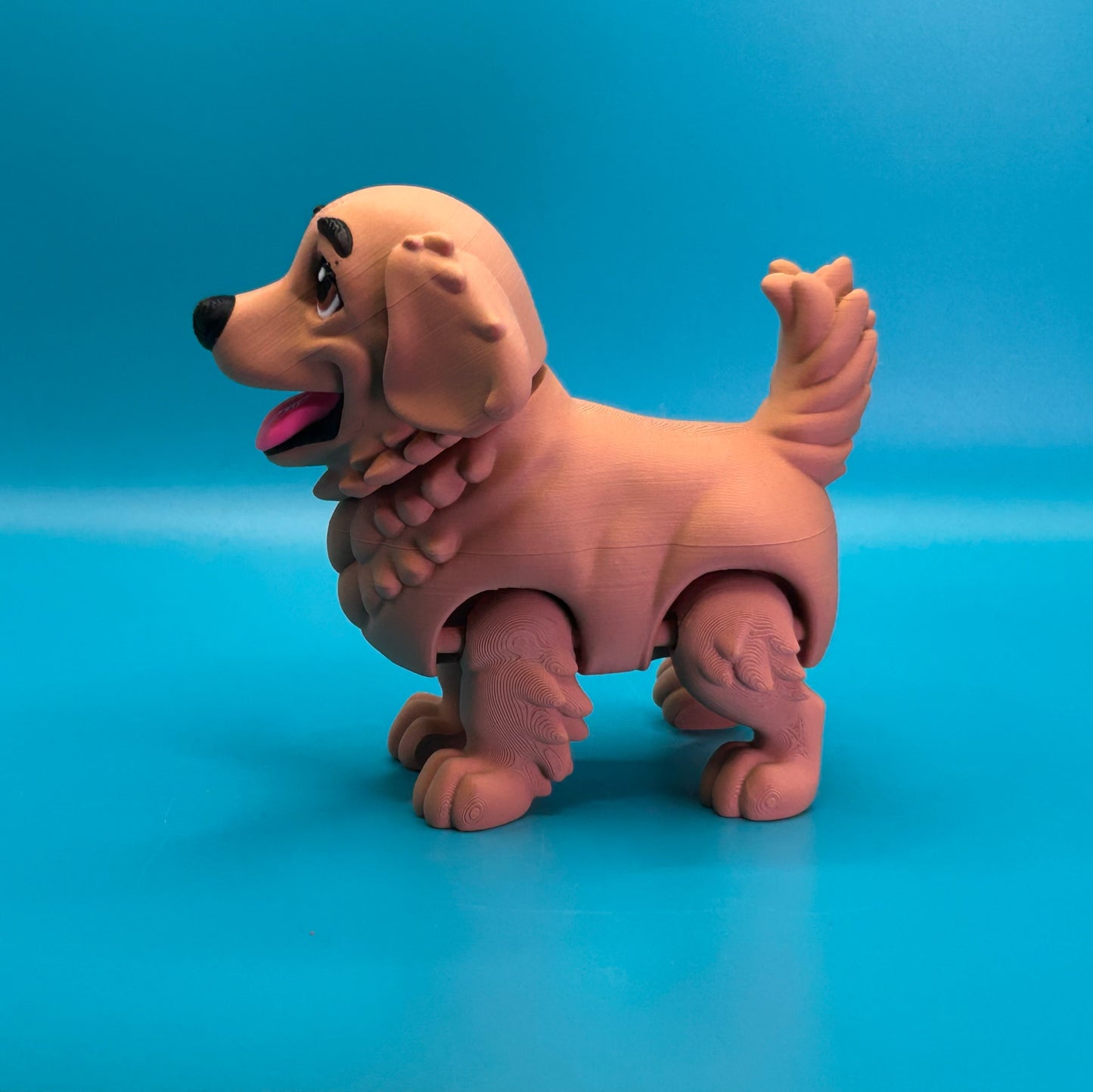 Articulated Golden Retriever Toy