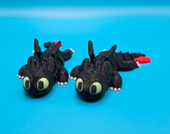 Toothless & Light Fury | Glow in the Dark | HTTYD – Biggest Little ...
