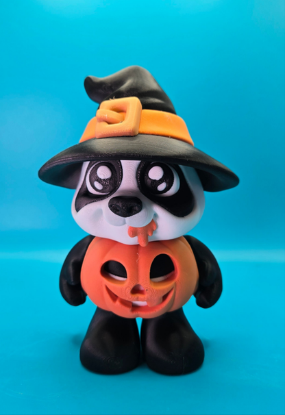 Halloween Pumpkin Panda Fidget Desk Toy
