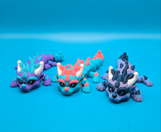 Baby Dragon Fidget Toy | 3D Printed