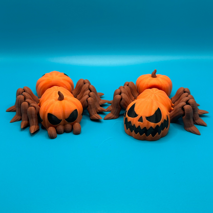 3D Printed Creepy Pumpkin Spider | Halloween