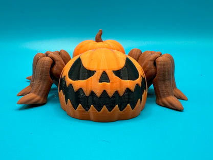 3D Printed Creepy Pumpkin Spider | Halloween