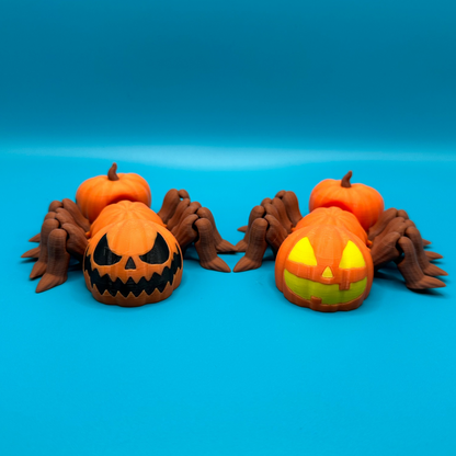 3D Printed Creepy Pumpkin Spider | Halloween