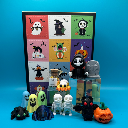 Halloween 12 Day Advent Calendar | 3D Printed Figures
