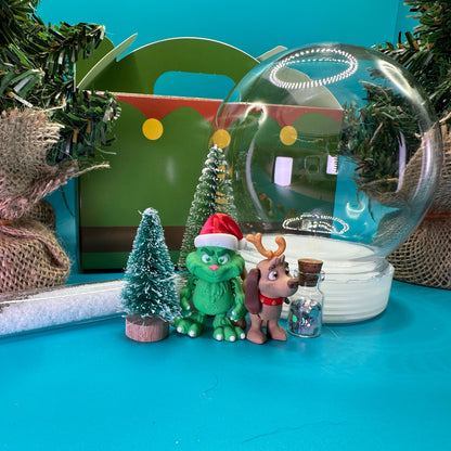 DIY Snowglobe Kit | Grinch | Santa | Rudolph