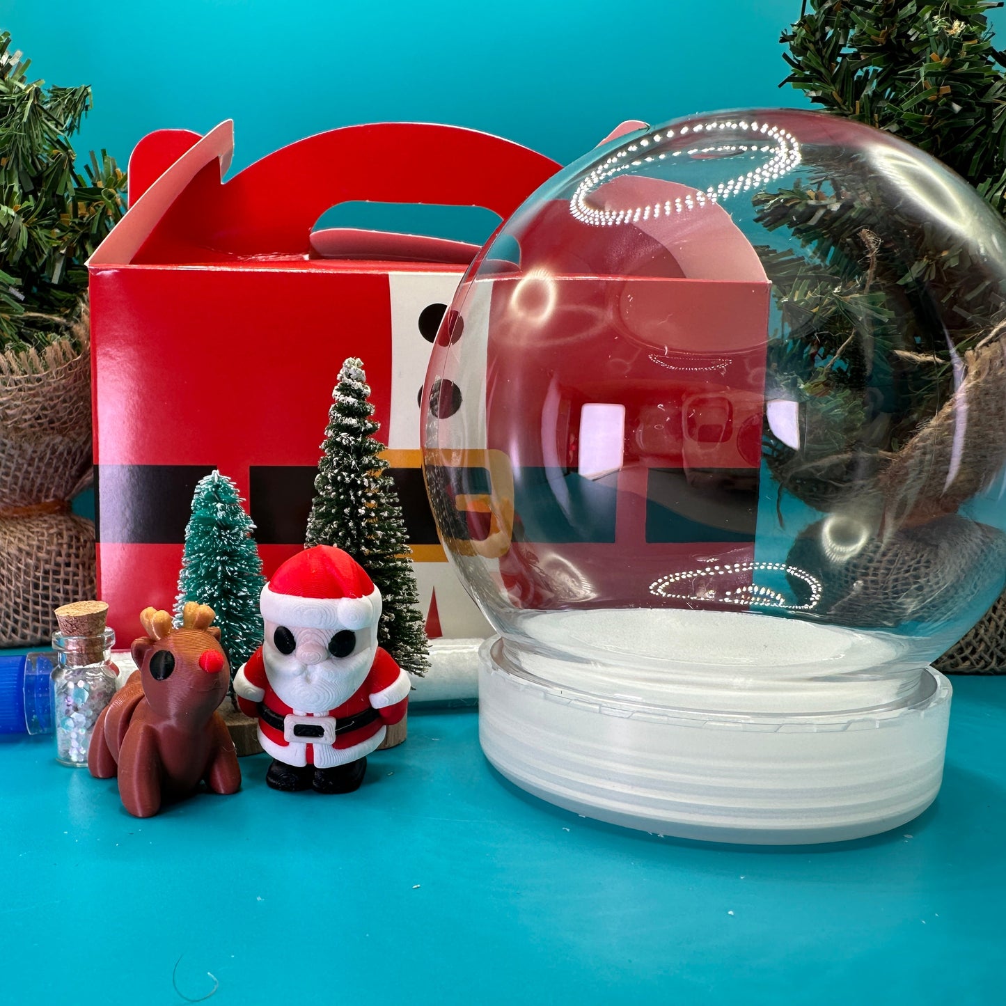 DIY Snowglobe Kit | Grinch | Santa | Rudolph