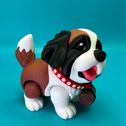 Saint Bernard Fidget Dog