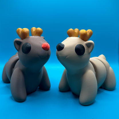 3D Printed Flexi Large Scale Reindeer