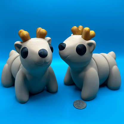 3D Printed Flexi Large Scale Reindeer