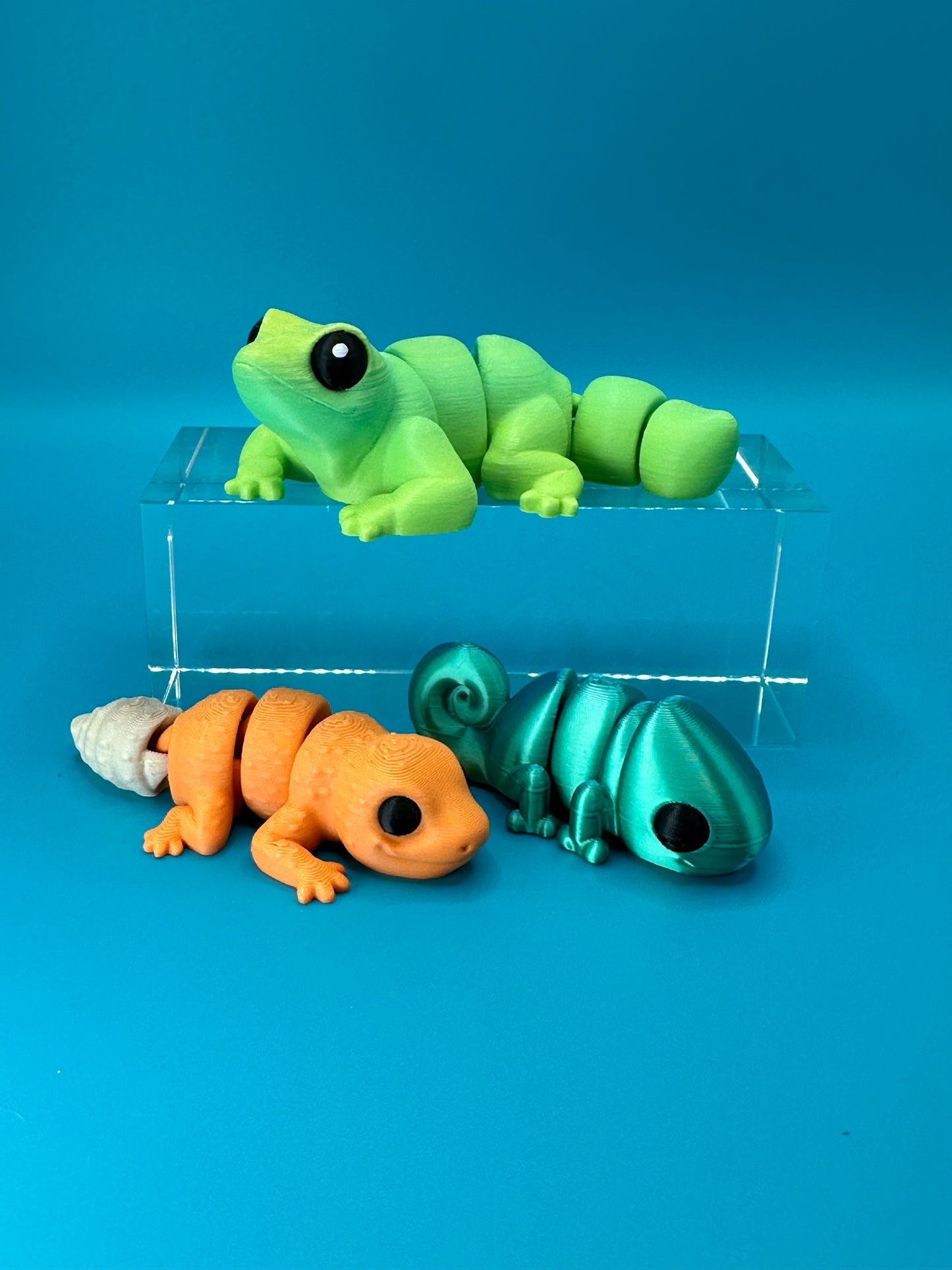 Reptile Fidget Set | 3D Printed Animals