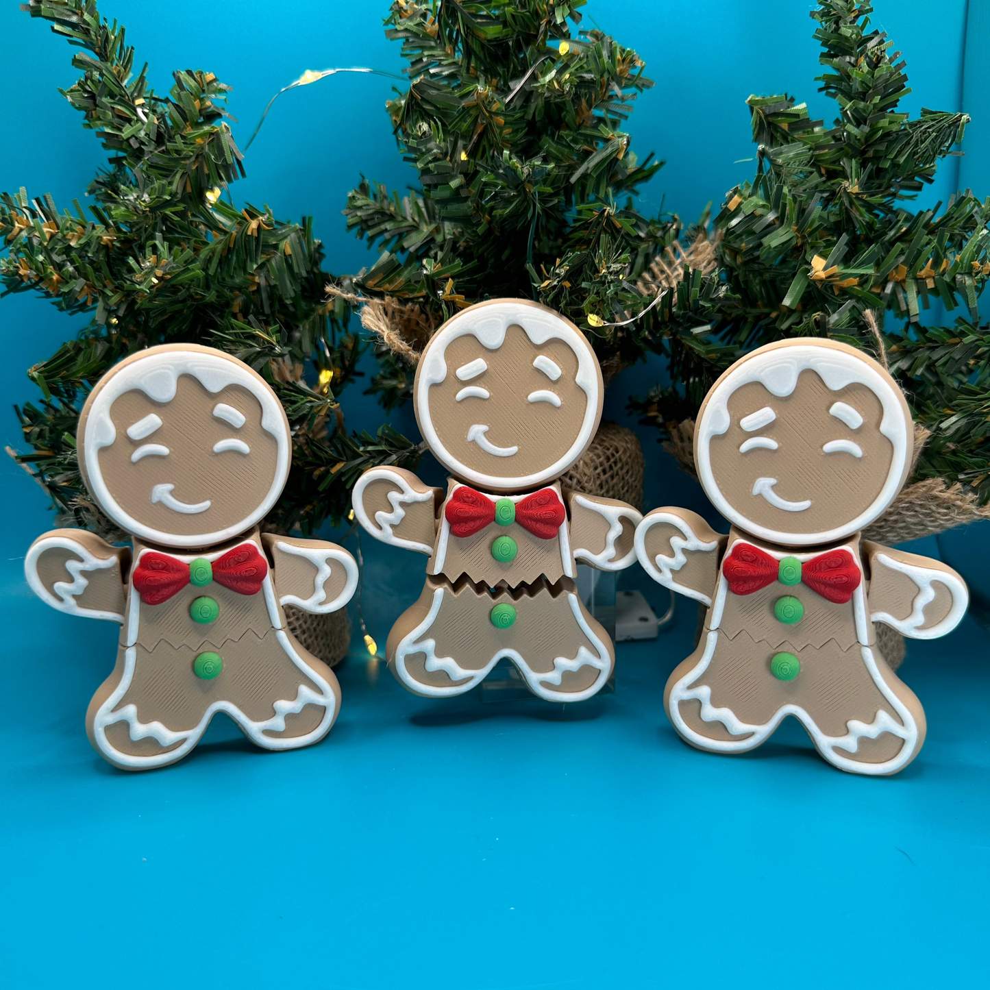 3D Printed Crumbling Gingerbread Ornament