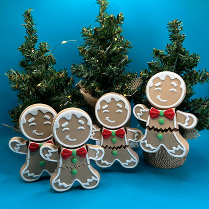 3D Printed Crumbling Gingerbread Ornament