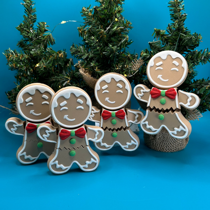 3D Printed Crumbling Gingerbread Ornament