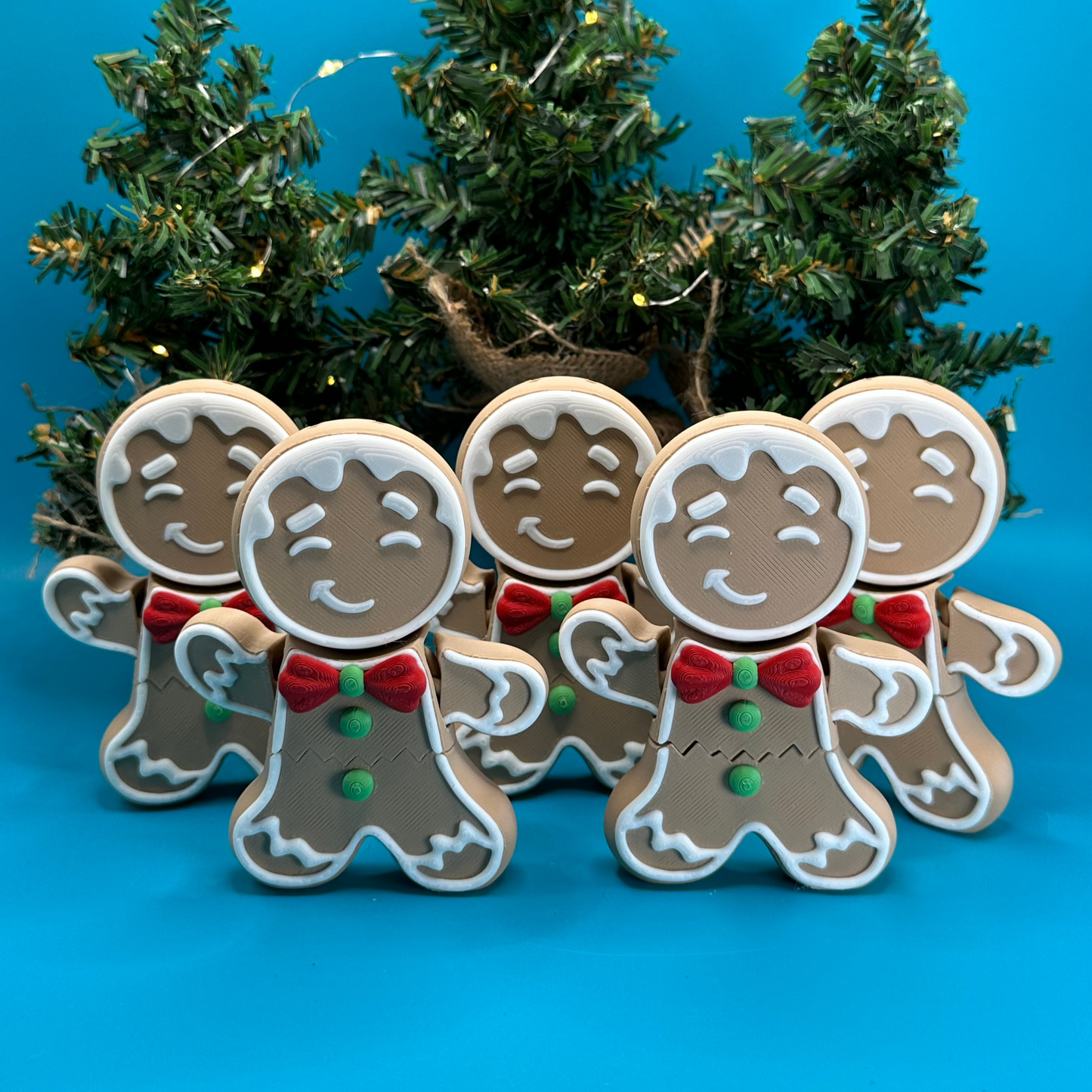 3D Printed Crumbling Gingerbread Ornament