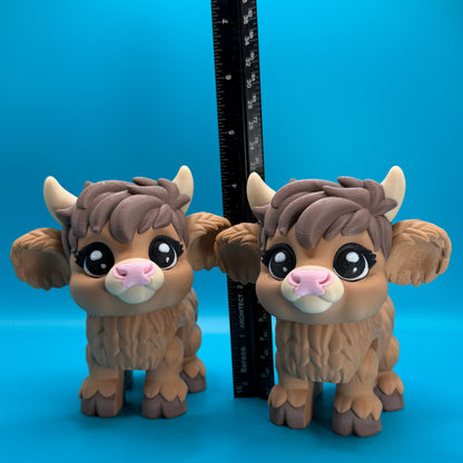 Cute Articulating Highland Cow Desk Toy Fidget