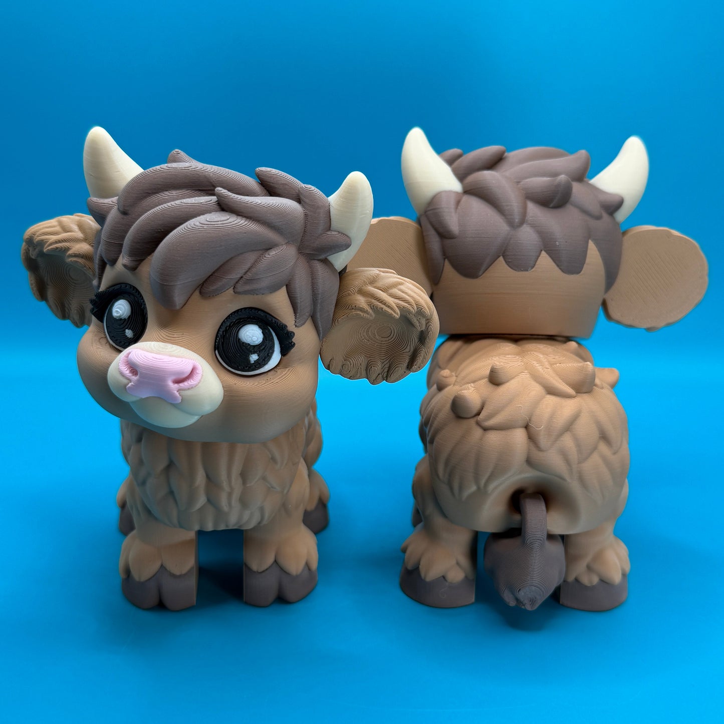 Cute Articulating Highland Cow Desk Toy Fidget