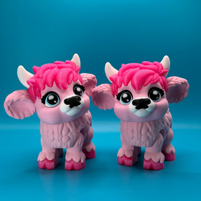 Cute Articulating Highland Cow Desk Toy Fidget