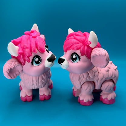 Cute Articulating Highland Cow Desk Toy Fidget