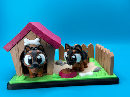 Mini Dog Yard Playset