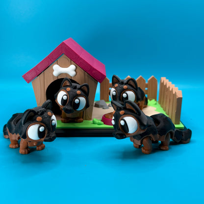Mini Dog Yard Playset