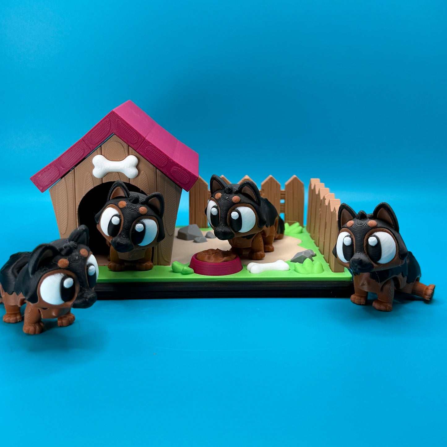 Mini Dog Yard Playset