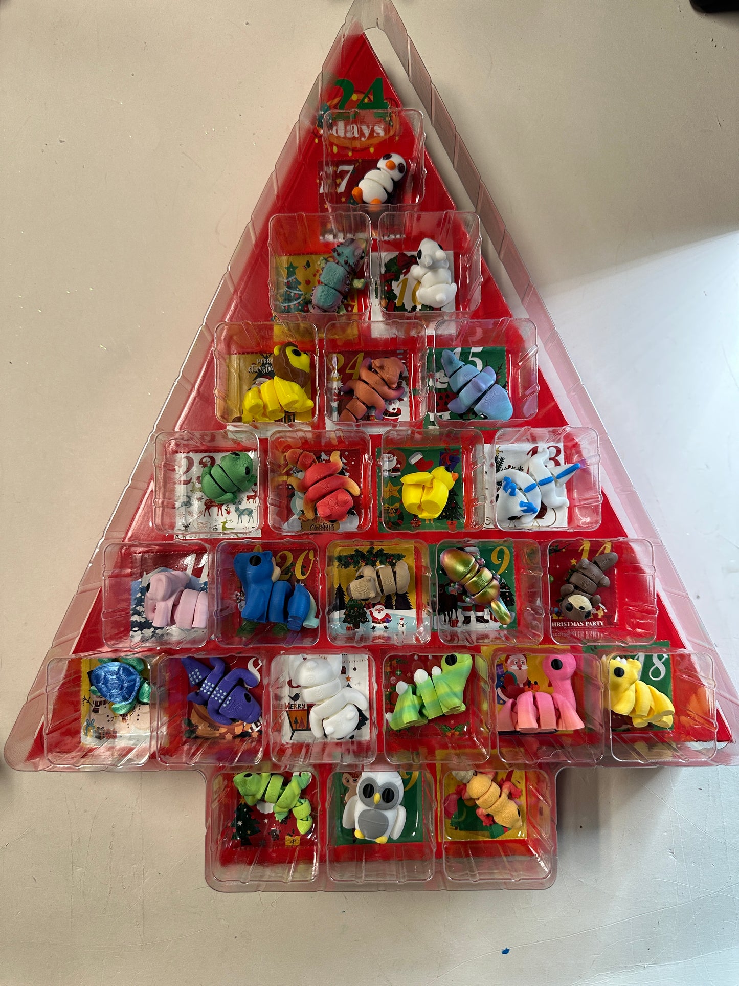 Holiday Advent Calendar w/ 3D Printed Minis