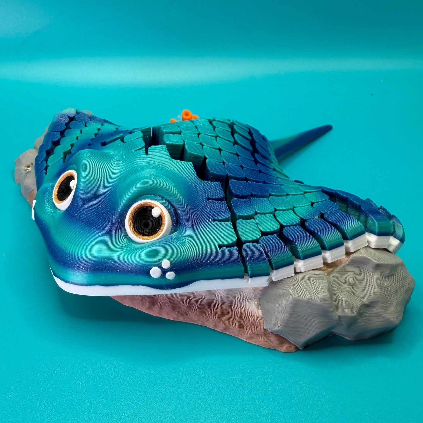 Manta Ray Fidget Toy w/ Base