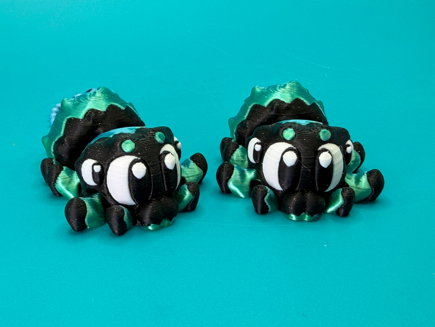 Jumping Spider Keychain