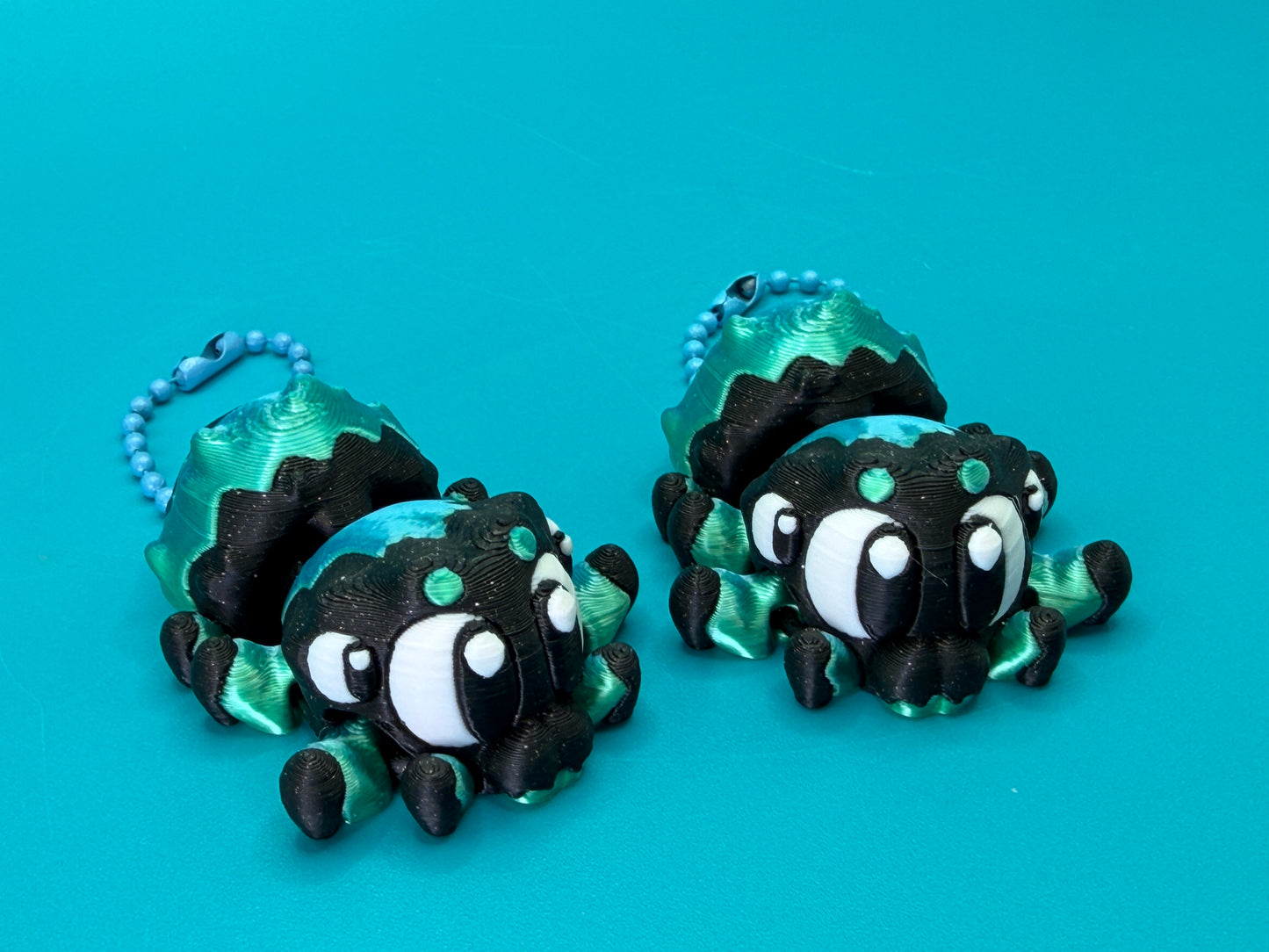 Jumping Spider Keychain